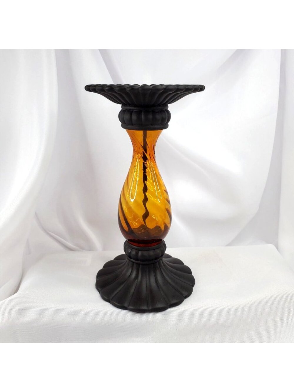 Partylite P8722 Global Fusion Taper Pillar Candle Peglite Holder Retired